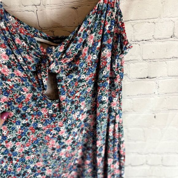 BCBG Paris Cut Out Tie Rib Knit Midi Dress Size XXL - Picture 5 of 10